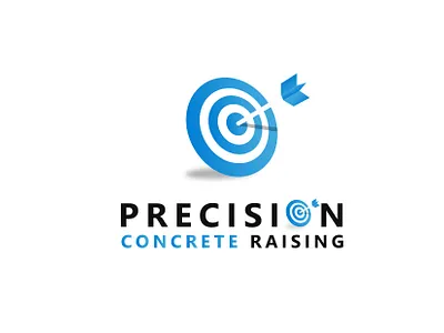 Precision graphic design illustration logo