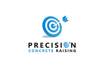 Precision graphic design illustration logo