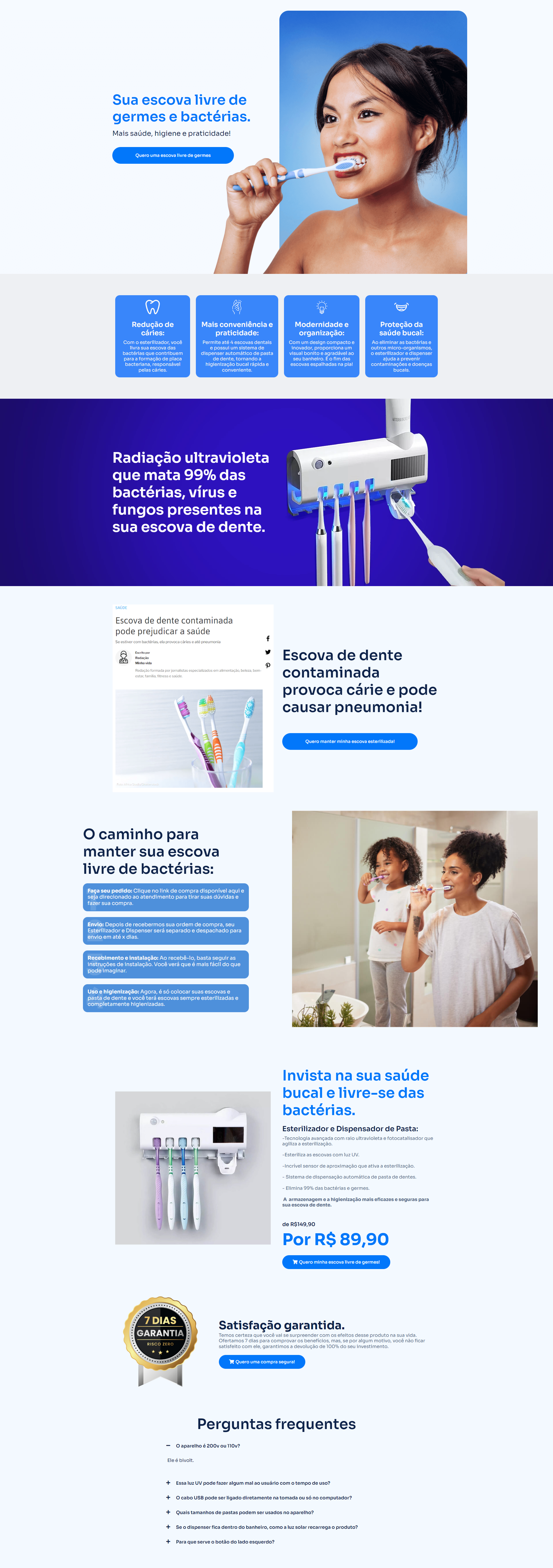 Landing Page | Dentist Website graphic design landing page ui uiux web design web site