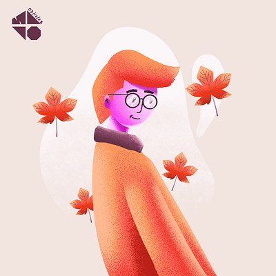 Chill in the Air: Quirky Autumn Spectacles art share artistic expression artists of dribbble autumn leaves autumn vibes character design colorful illustration creative portraits design inspiration digital artistry digital illustration dribbble community graphic art illustration daily illustrators of dribbble modern art seasonal art vector art warm colors whimsical art