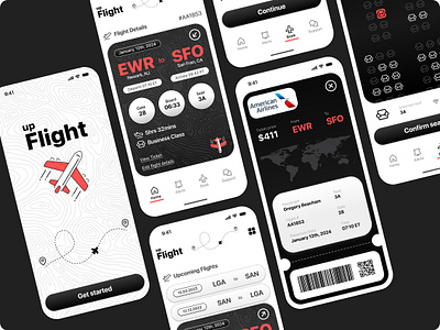 upFlight airline travel booking app app design branding design graphic design illustration logo mobile app ui ux vector visual design web design