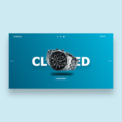 Watch Shop Website Slider