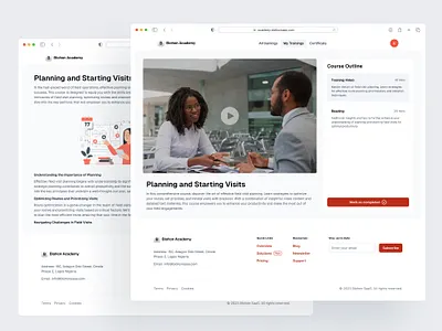 Training Web App UI bubbleio course app product design training app ui design ux design visual design web app web design