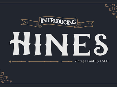 Hines Font - Craft Supply Co brush creative design elegant font illustration lettering logo typeface ui