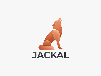 JACKAL animal logo branding dog coloring graphic design icon jackal jackal coloring jackal logo logo logo design