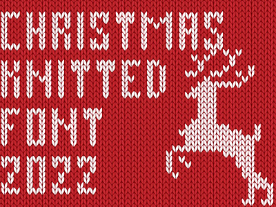 Christmas Knitted Font christmas font christmas knitted font christmas party hristmas knitted font knitted font marry christmas design 2023 new year 2023 new year font
