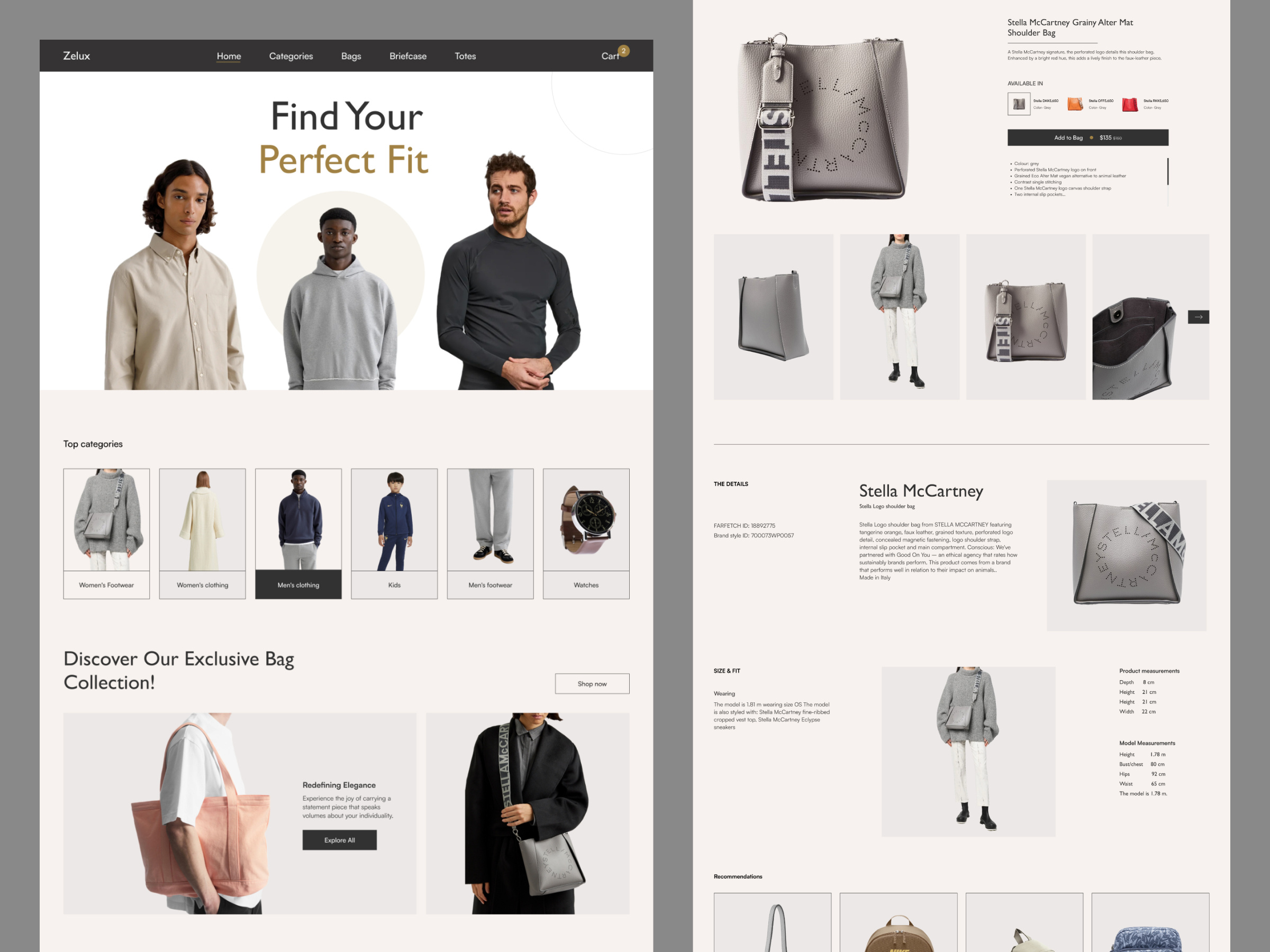 Example of Ecommerce Website UI UX Design In Figma