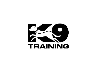 K9 Training Logo branding clean creative design dog graphic design illustration k9 training logo logodesign minimalist vector