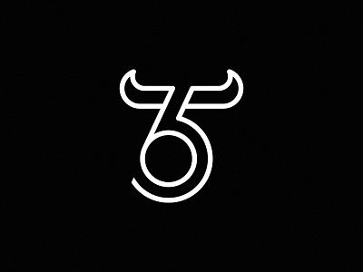 Horn & Number 65 65 branding creative logo horn logo logoground modern logo monoline number vector