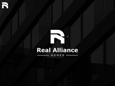 Real estate Logo Design - Real Alliance homelogo iconic logo letter a letter r logo logoart logodesign logodesigner logogrid logoinspiration logomaker logomark logonew logopassion logoprocess logos logotype modernlogo real estate simple