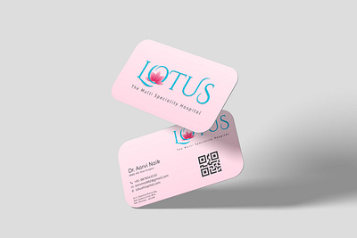Lotus Hospital Branding branding bussiness card design figma graphic design hospital branding id card illustration letterhead logo lotus mockup photoshop ui ux