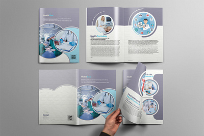 Health Care annual report booklet brochure design catalog company profile flyer flyer design graphic design illustration indesign magazing design magazzine design