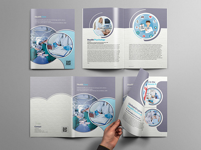 Health Care annual report booklet brochure design catalog company profile flyer flyer design graphic design illustration indesign magazing design magazzine design