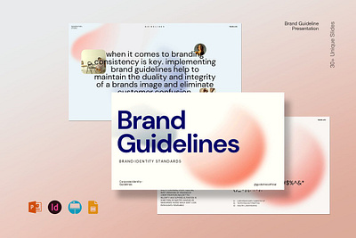 Guidelines Presentation Template brand branding guidelines logo logokit