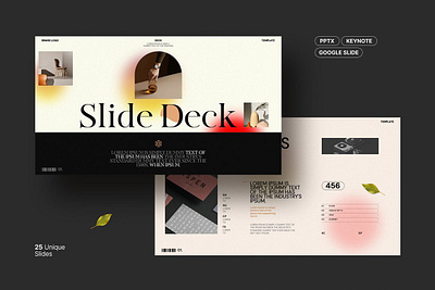 PITCH DECK Template brand deck slide slidedeck webinar workbook
