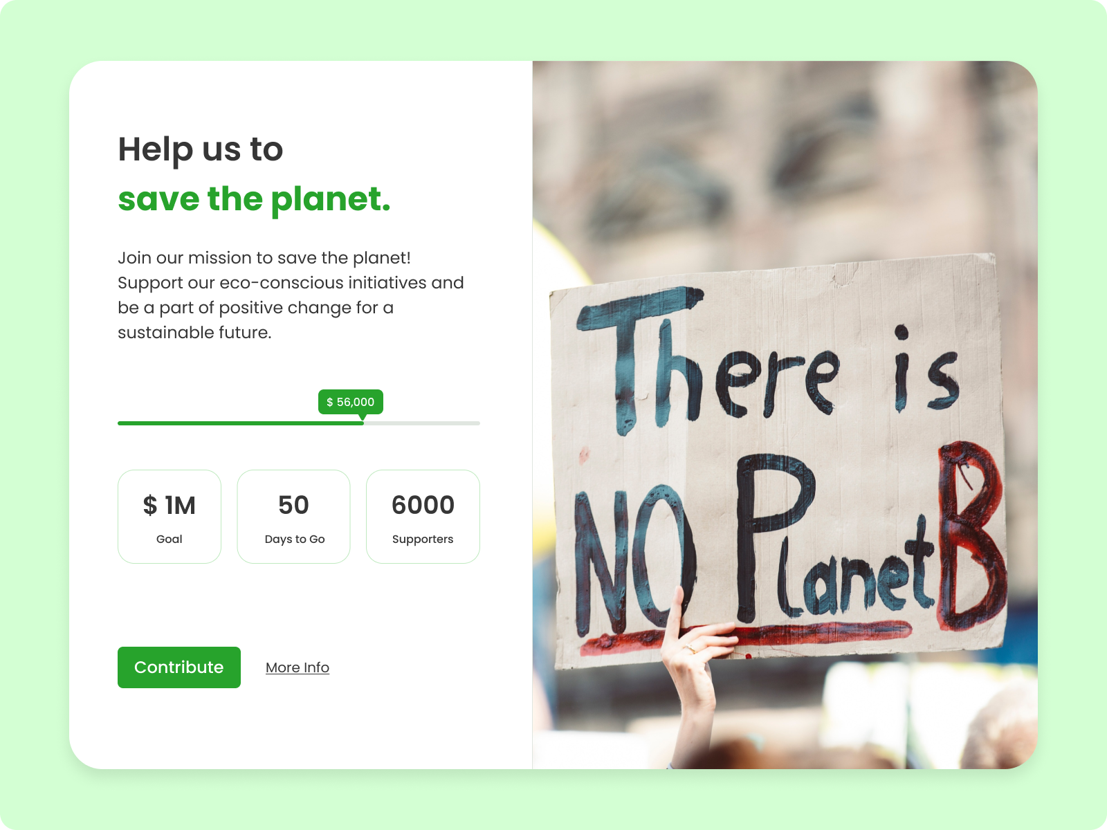 Crowdfunding - DailyUI Challenge #032 3d animation appdesign branding crowdfund screen crowdfunding crowdfunding ui crowdfundingui daily ui 32 dailyui dailyui032 dailyui32 dailyuichallenge dailyuichallenge32 design figma graphic design logo motion graphics ui