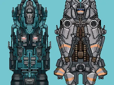 Spaceship animation art design game illustration pixel art pixelart retro retro design spaceship