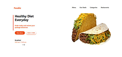 A Restaurant Landing Page