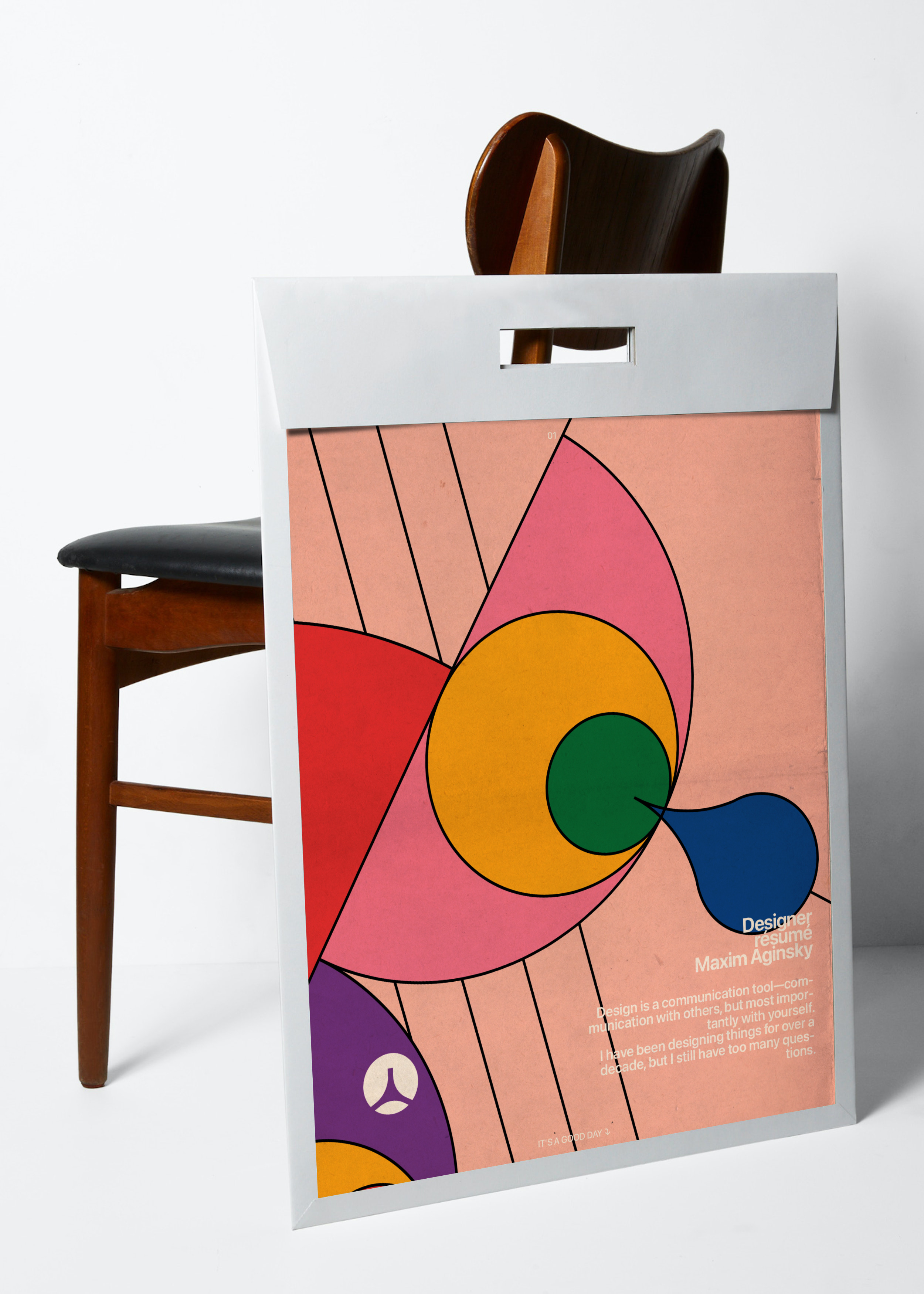 Designer resume 2024. Maxim Aginsky branding