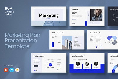 Marketing Plan Presentation business deck marketing paln pitch plan proposal