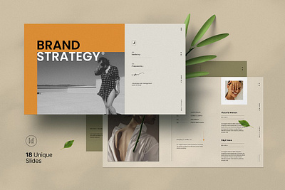 Brand Strategy Template board brand designer guide logo minimal mood proposal strategy