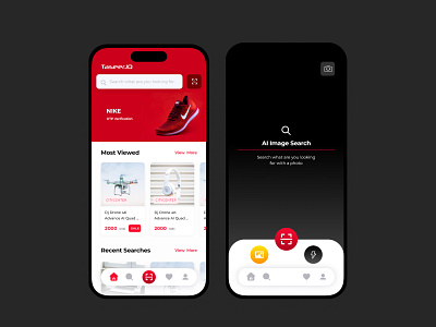 App to Search Product using AI ai app design branding design mobile app design ui uiux ux design