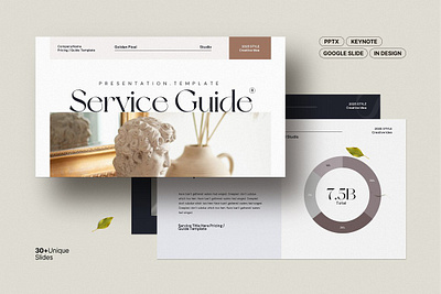 Services & Pricing Guide Template brand guide lines logo portfolio services templte work