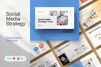 Social Media Strategy Template business kit marketing media plan social strategy template