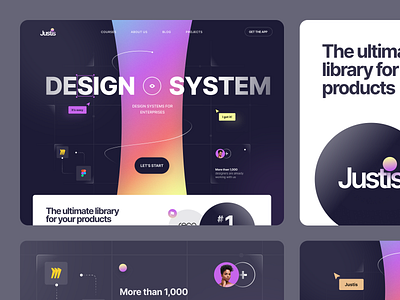 Justis UI-UX design interface product service startup ui ux web website