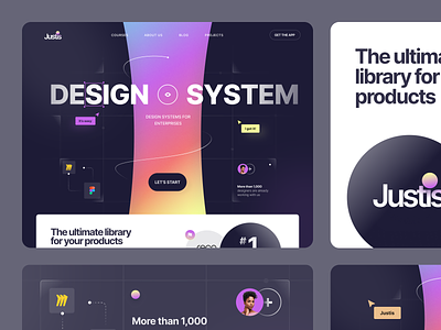 Justis UI-UX design interface product service startup ui ux web website