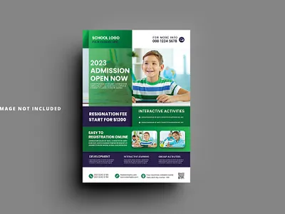 School admission flyer design template admission flyer admission flyer design banner branding design flyer flyer design flyer template graphic design illustration logo school admission school admission flyer school flyer school flyer design ui vector