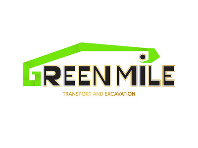 Logo design and branding for a transport company branding excavation graphic design logo transport typography