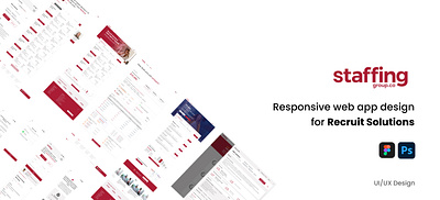 HR/Recruitment Website Design hr website mockups ui ux uxux website design wireframe