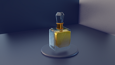 3D Perfume model 3d blender model rendering
