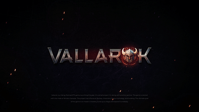 Vallarok - RTS GAME Logo brandidentity creativedesign designinspiration digitalart game gamedesign graphicart graphicdesign illustration logodesign motiongraphics packagingdesign printdesign rts rts game typography uiuxdesign visualart webdesign