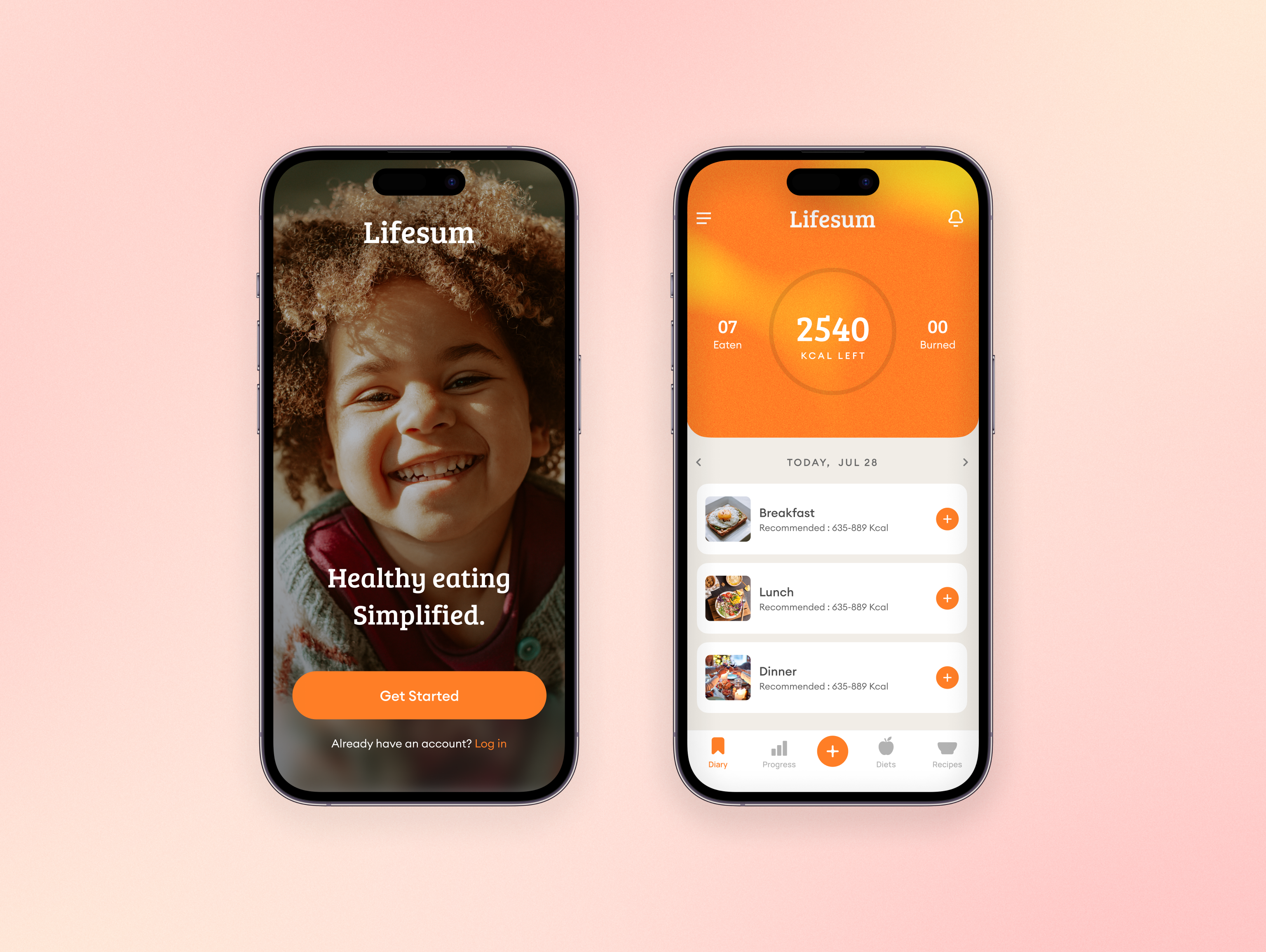 Lifesum redesign app branding design graphic design ios lifesum mobile ui