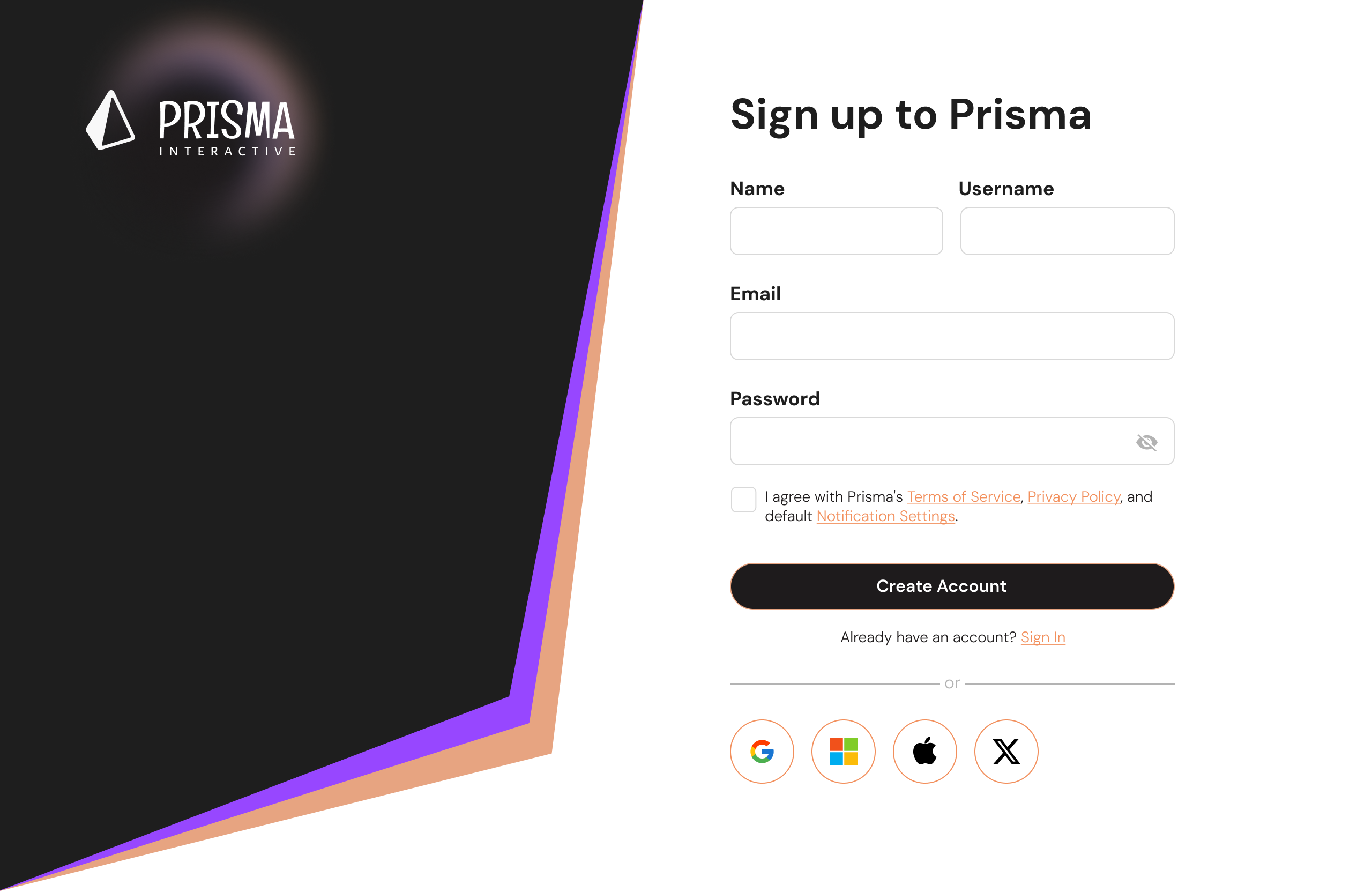 Daily UI #1: Sign-up screen Design 100daysui challenge design desktop screen sign in screen sign up sign up screen design signup screen ui ux
