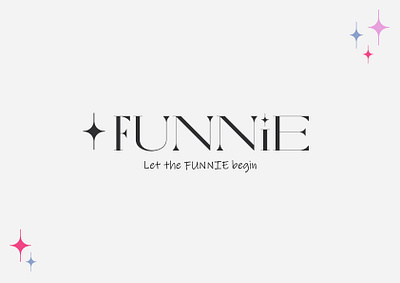 Let the FUNNIE begin branding graphic design logo