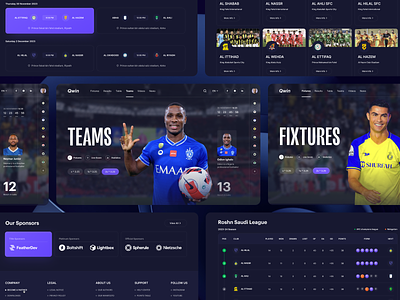 Sports News Web design game landing page live sports news web orix project sports sports web ui ux web web design webdesign website