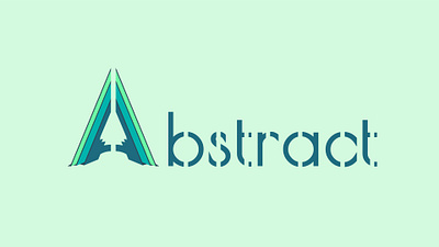 Abstract letter A logo design app branding design graphic design illustration logo typography vector