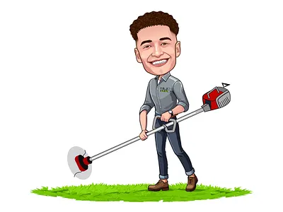 Happy Worker Weed wracking grass removing from garden adobe illustrator anime manga avatar cartoon logo avatar portrait logo cartoon avatar logo cartoon caricature cartoon character cartoon illustration cartoon portrait cartoon portrait logo character design digital art digital illustration illustration art portrait illustration vector art vector illustration vector portrait vector portrait logo vexel art