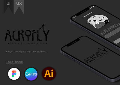 Acrofly - Mobile UI Design | Figma 3d animation branding graphic design logo motion graphics ui ux