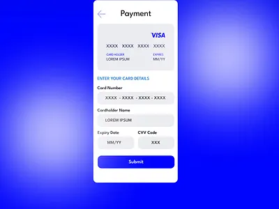 Credit card checkout design ui ui design uiux design