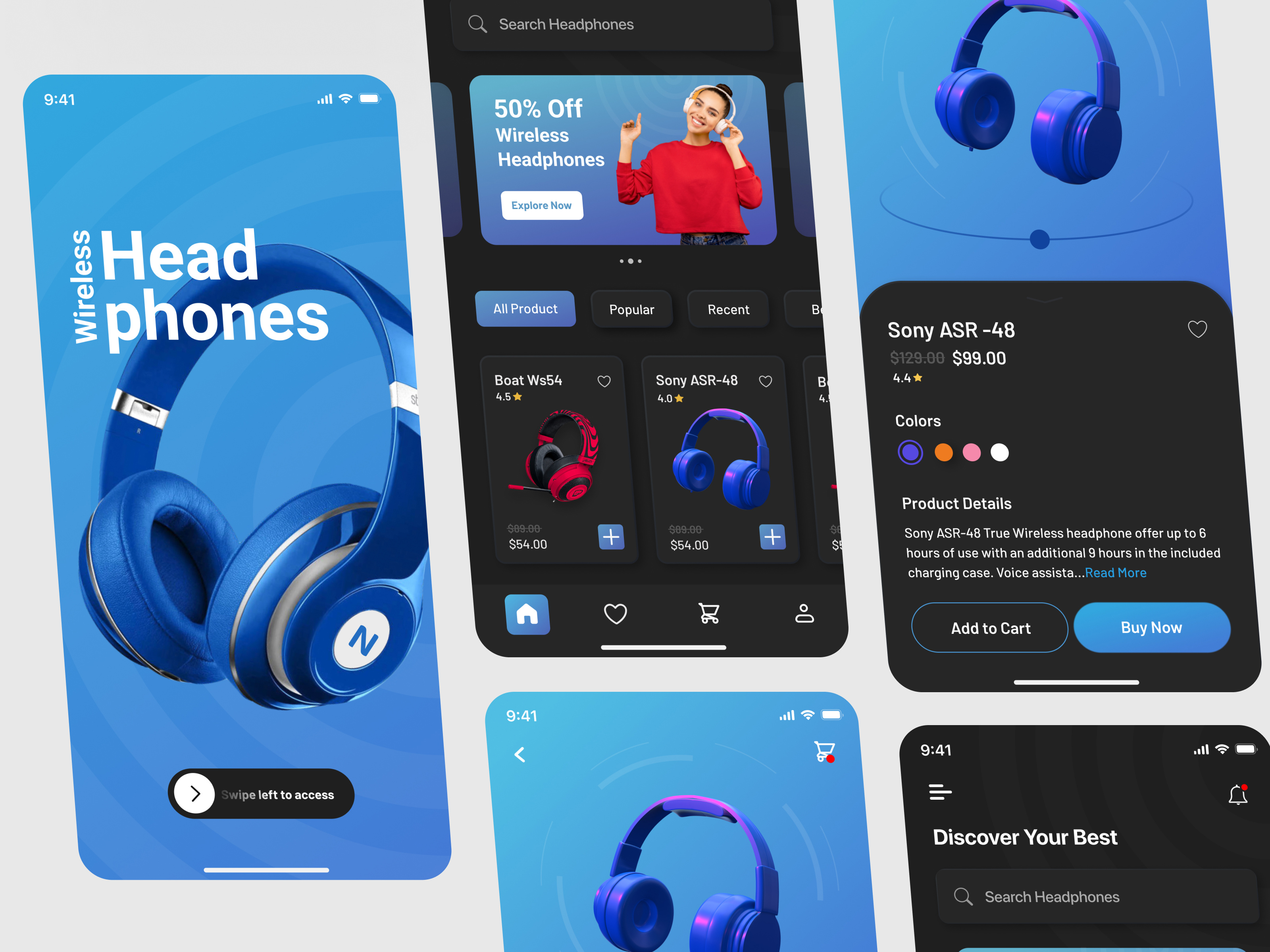 Headphone Store App Design by Arief Muhammad for Ragam Space on Dribbble