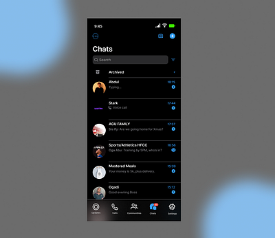 Direct Messaging app design dailyui figma graphic design interface design ui ui design uiux uiux design user experience user interface