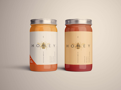 Product mockup For Honey Company