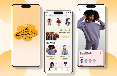 E- commerce app app branding design ui ux