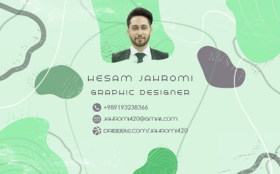 My card branding card visit graphic design