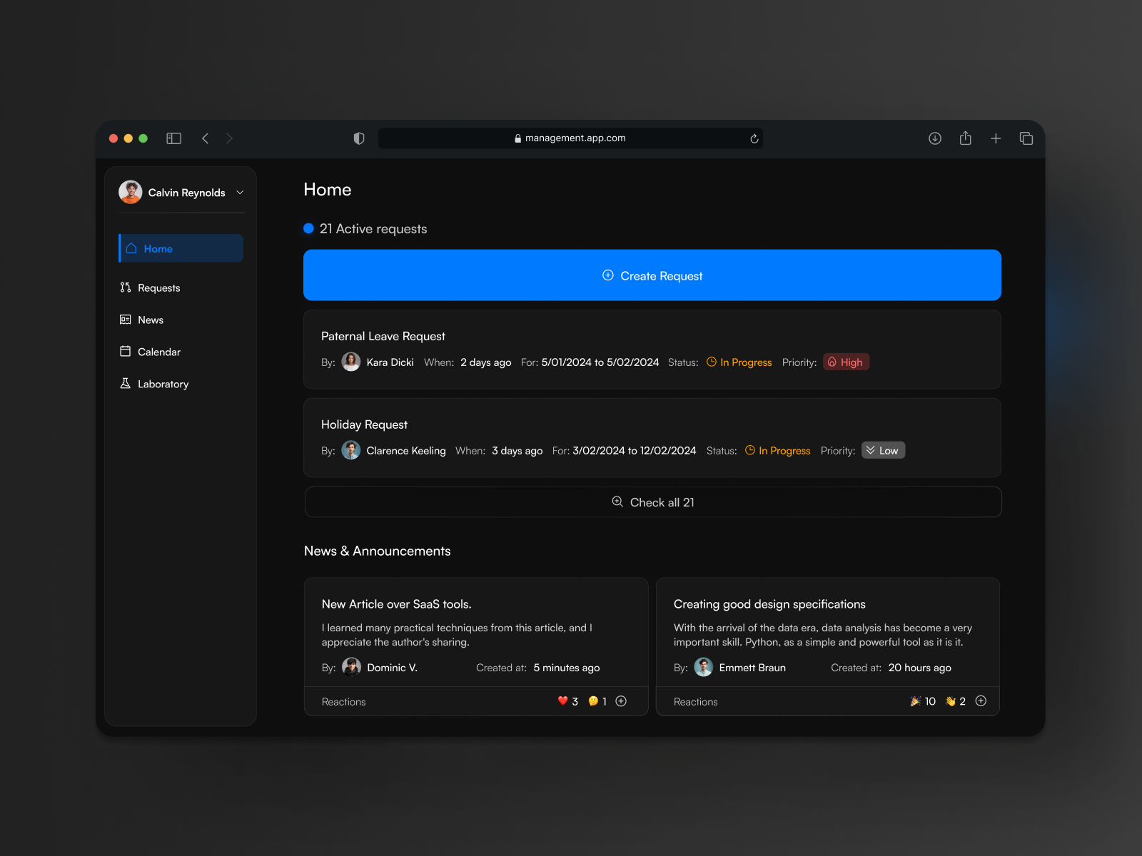 Web Management Application Interface Desktop Dark Mode app application branding clean design dark dark mode design desktop illustration management app screen startup ui ui design ux ux design web