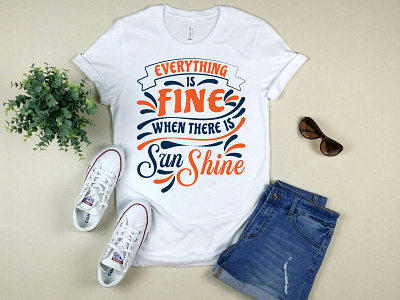 Typography T-shirt Design positive